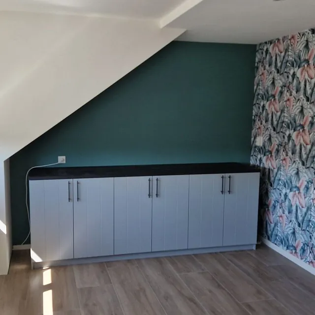 Dressoir op maat grijs - zwart